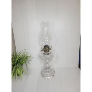 Vintage Oil Lamp, P & A Mfg Wick Chimney Hurricane Lantern